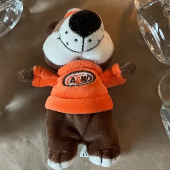 Glass mini Mug Set with Plush Toy  burger family - Picture 8 of 8